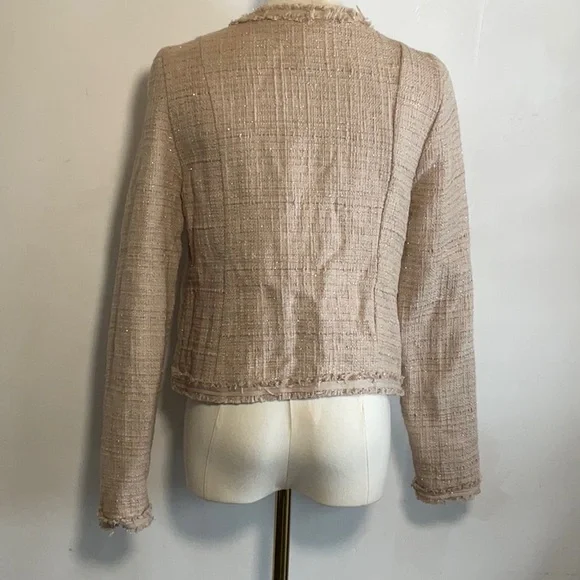 Request Blazer Jacket Beige Tan Size Small - Picture 2 of 8